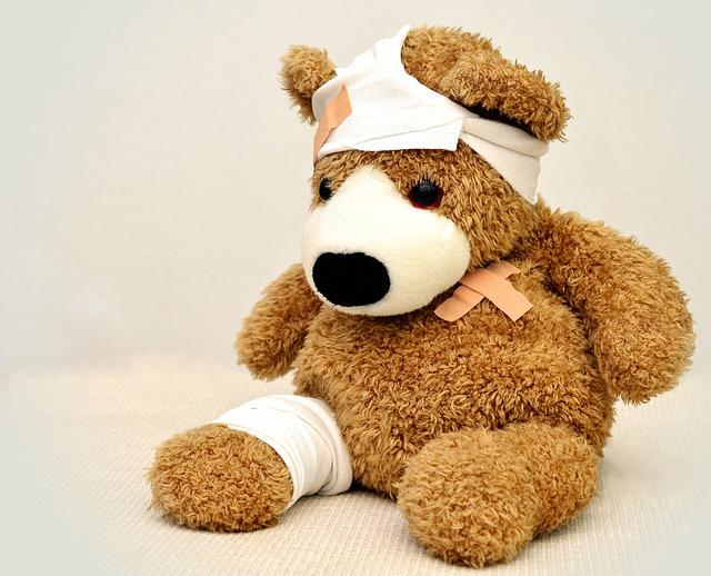 kranker Teddybär, Gute Besserung